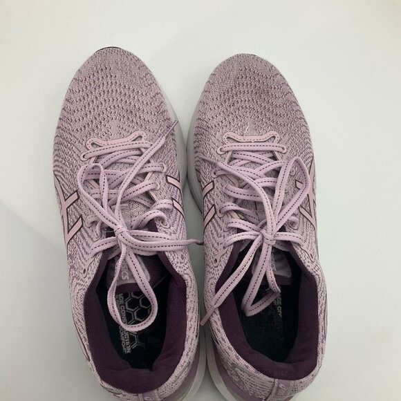Asics Womens 8 Gel-Cumulus 24 Running Shoes Sneakers Light Purple FF Blast - Picture 4 of 14